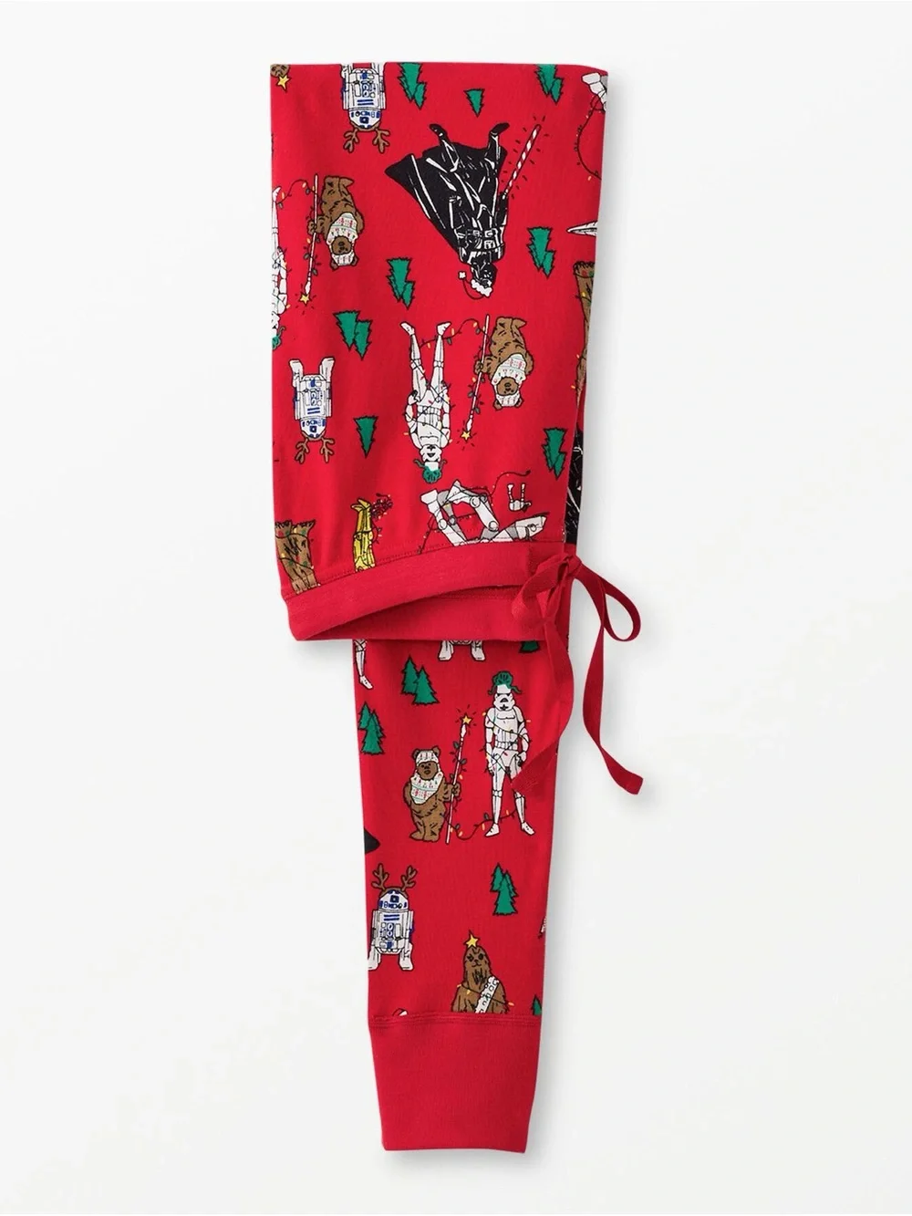 Hanna Andersson Star Wars Pajama Set - Red Holiday Print - Top XXL / Pants XL